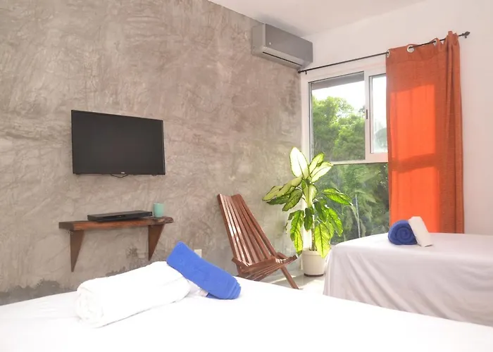 Relaxing Comfortable Jungle View Eklum Rivera Maya Pool Ac Gym Gated Community * Puerto Morelos