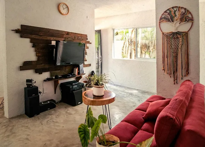 Relaxing Comfortable Jungle View Eklum Rivera Maya Pool Ac Gym Gated Community Alloggio in famiglia