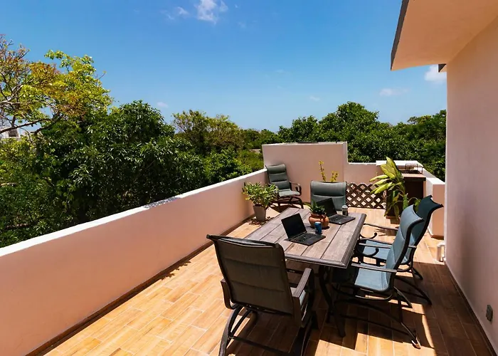 Relaxing Comfortable Jungle View Eklum Rivera Maya Pool Ac Gym Gated Community Alloggio in famiglia Puerto Morelos