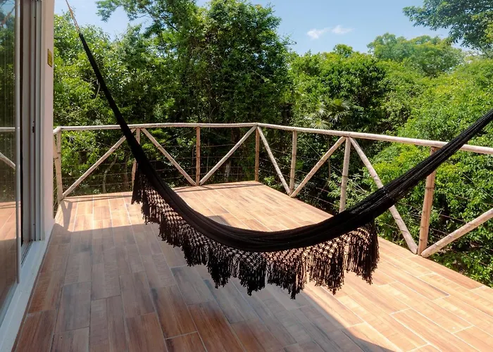 Relaxing Comfortable Jungle View Eklum Rivera Maya Pool Ac Gym Gated Community Alloggio in famiglia
