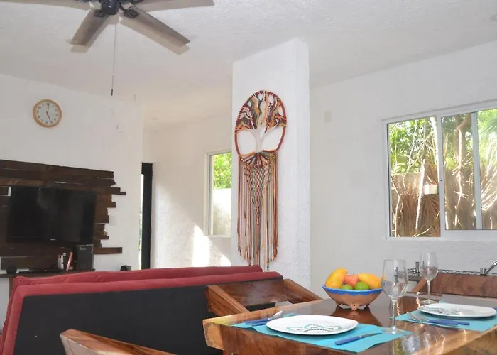 Relaxing Comfortable Jungle View Eklum Rivera Maya Pool Ac Gym Gated Community Alloggio in famiglia Puerto Morelos