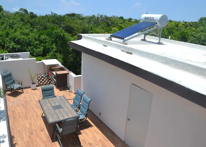 Relaxing Comfortable Jungle View Eklum Rivera Maya Pool Ac Gym Gated Community Puerto Morelos